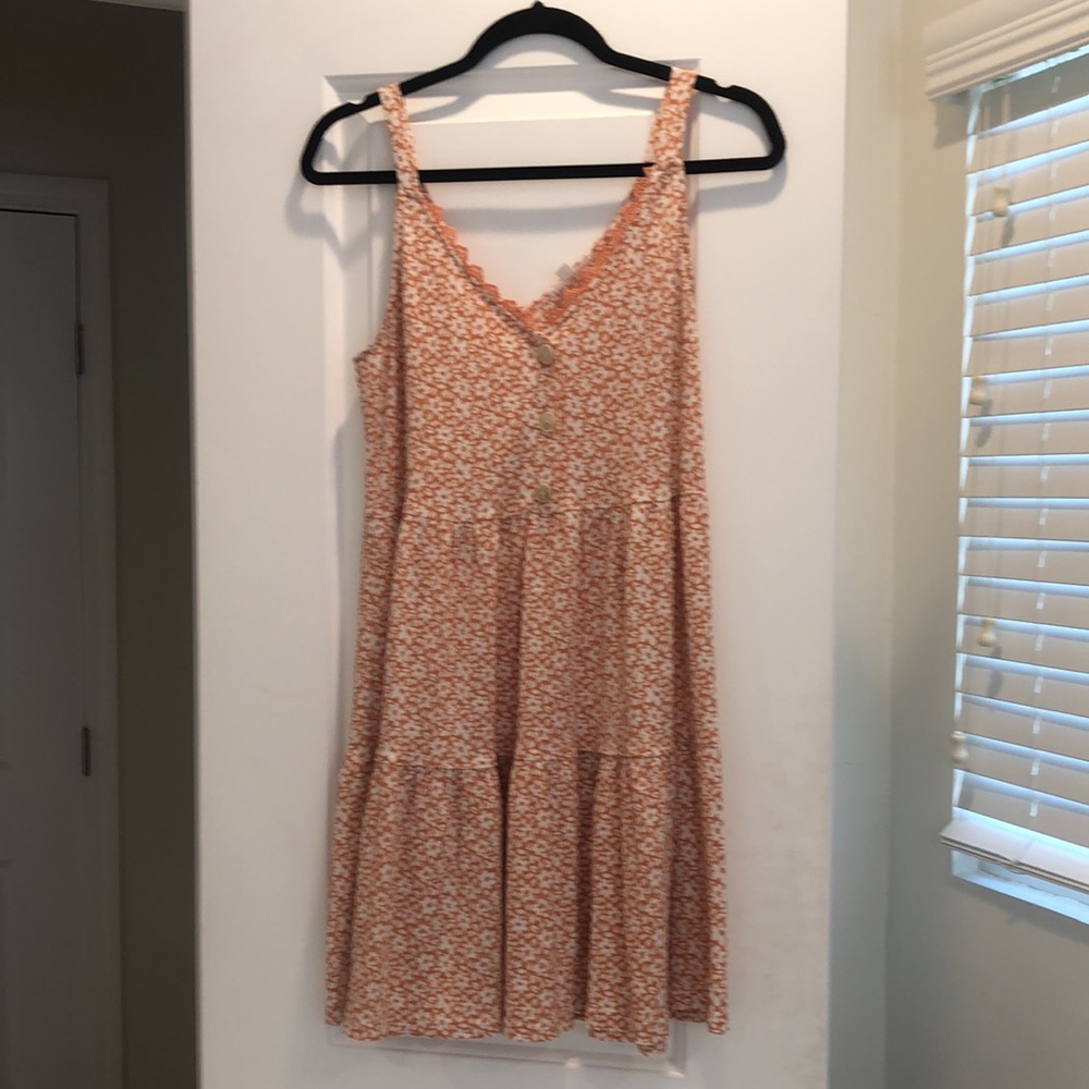 Red Dress Boutique Floral Peach Dress - Picture 3 of 3